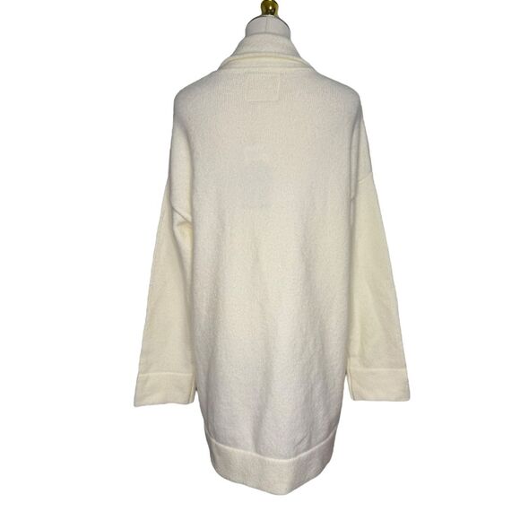 Thread & Supply Women’s Small Open Front Cardigan Sweater Ivory Pockets NEW - Picture 6 of 10